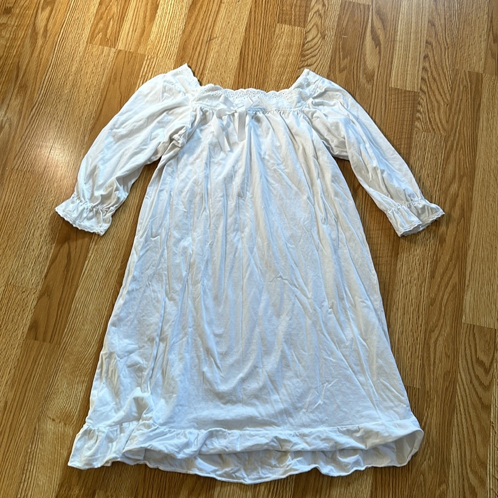 Lovely Girls Princess Nightgown Soft Cotton Sleepwear Kids - Picture 3 of 8